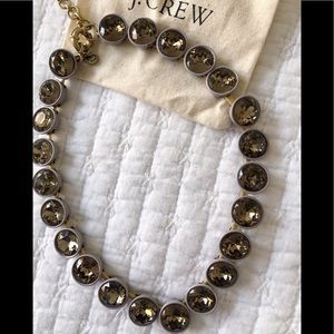 J. Crew Creme Brûlée Necklace in Mauve